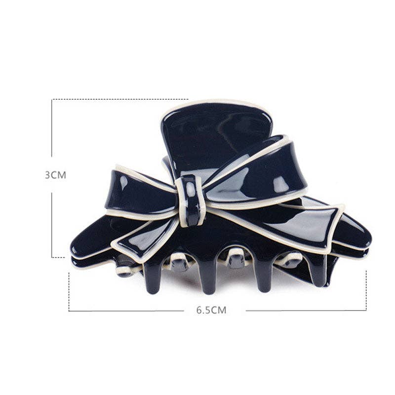 Fashion Bow Knot Large Acetate Hair Claw MK2PPM6W6HCP354