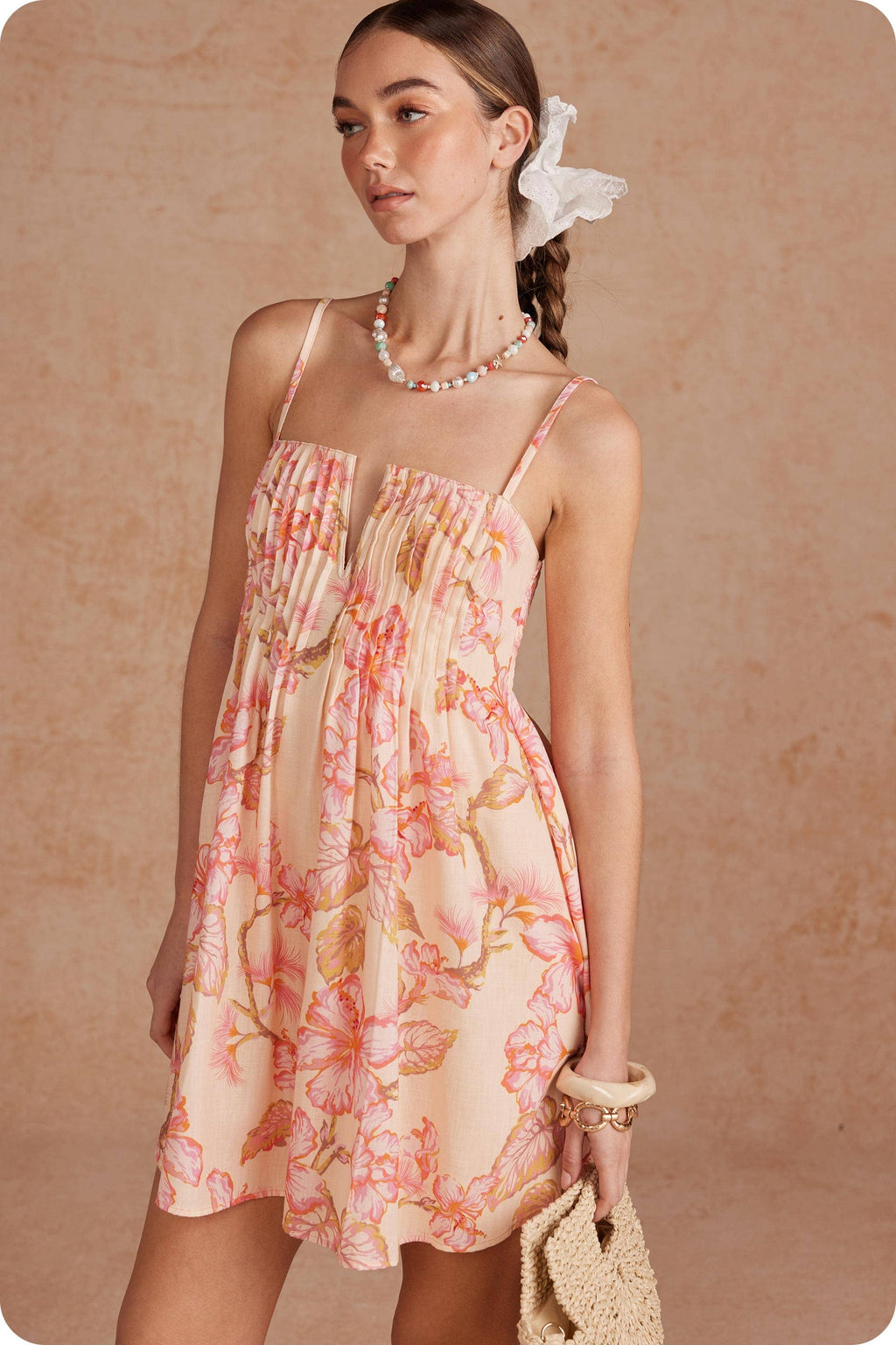 Sunset Floral Mini Dress