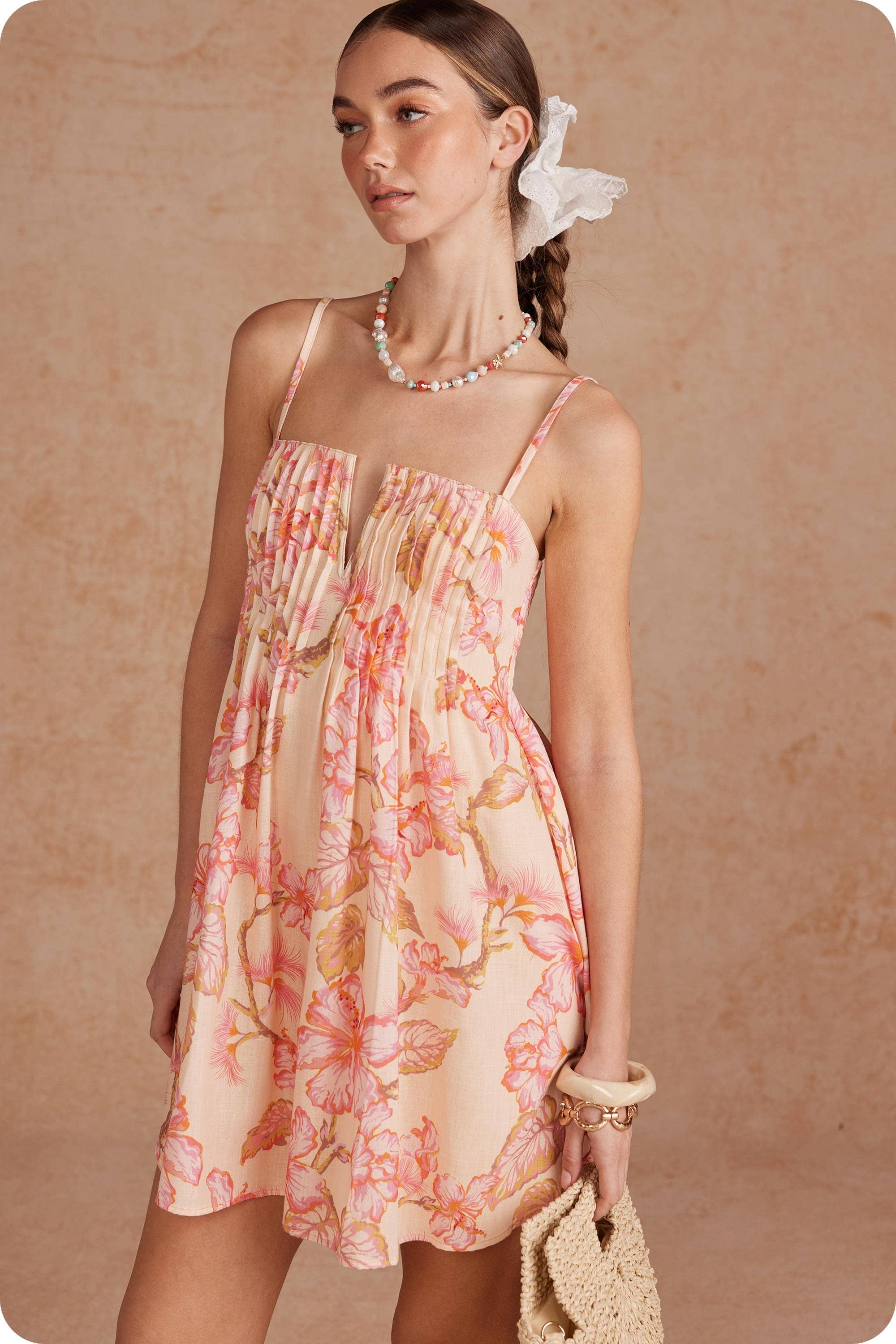 Sunset Floral Mini Dress