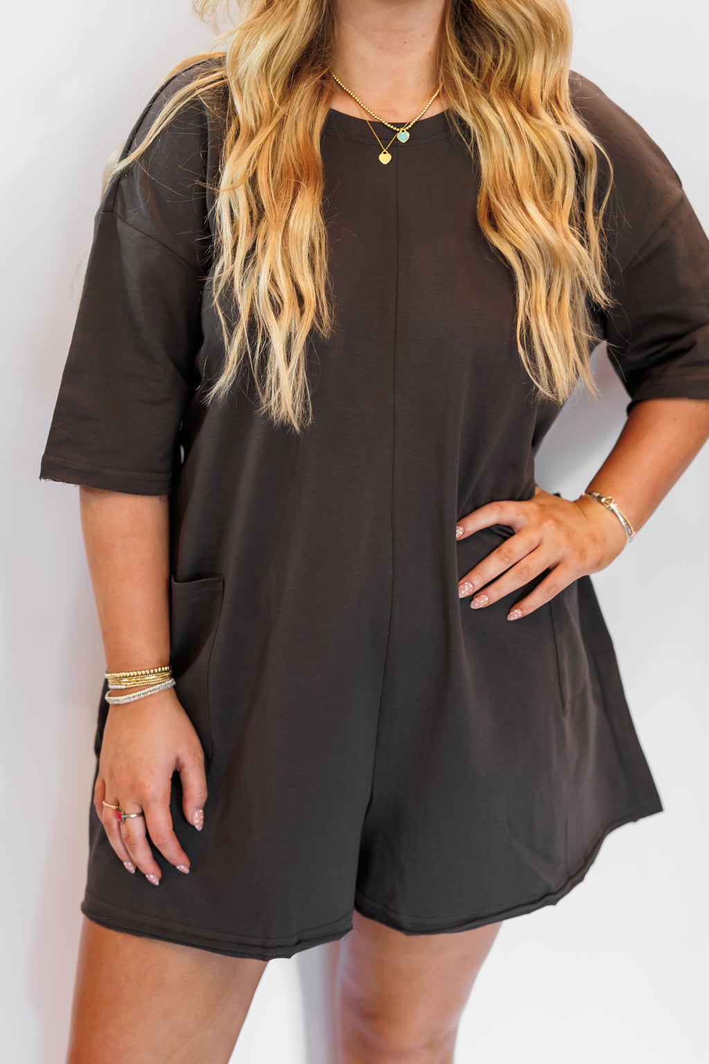 After Hours Washed Romper