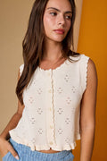 Sun Kissed Stitches Sweat Tank