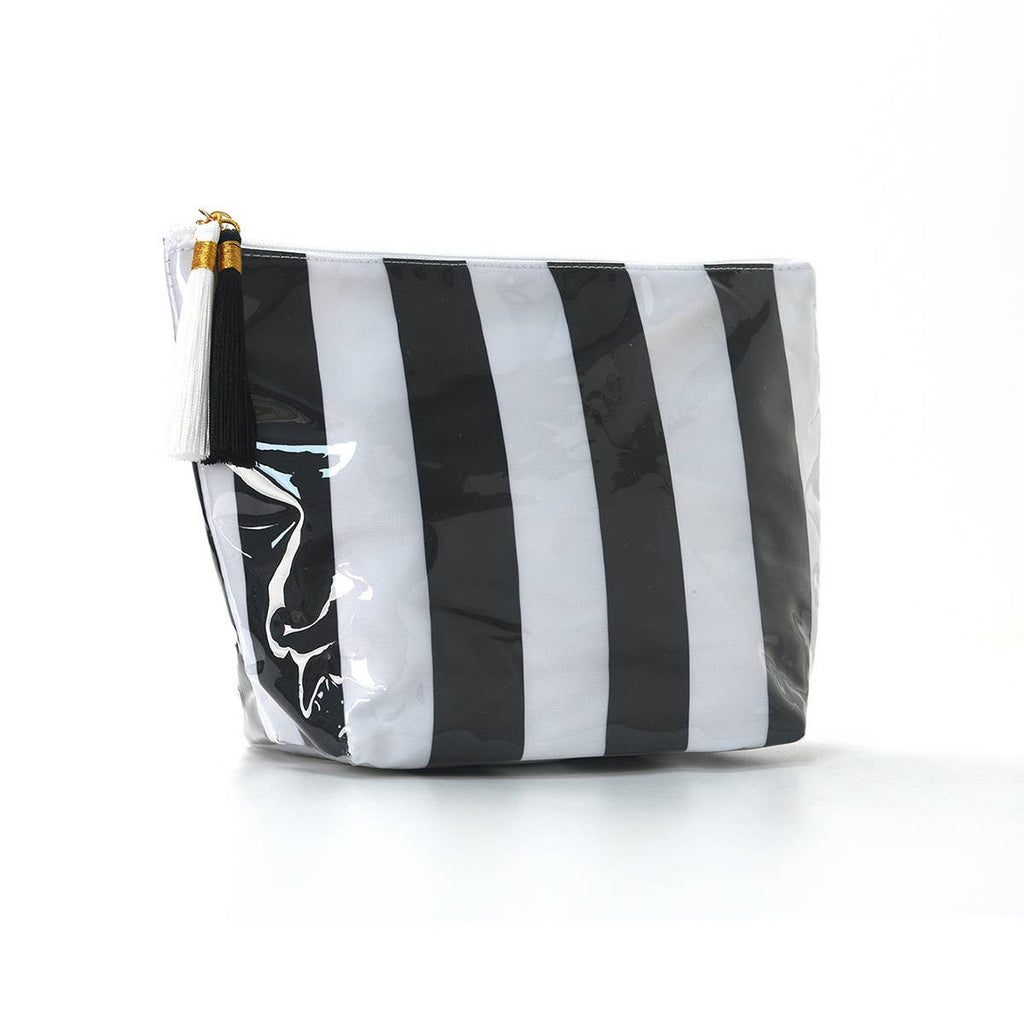 Classic Stripe Cosmetic Pouch