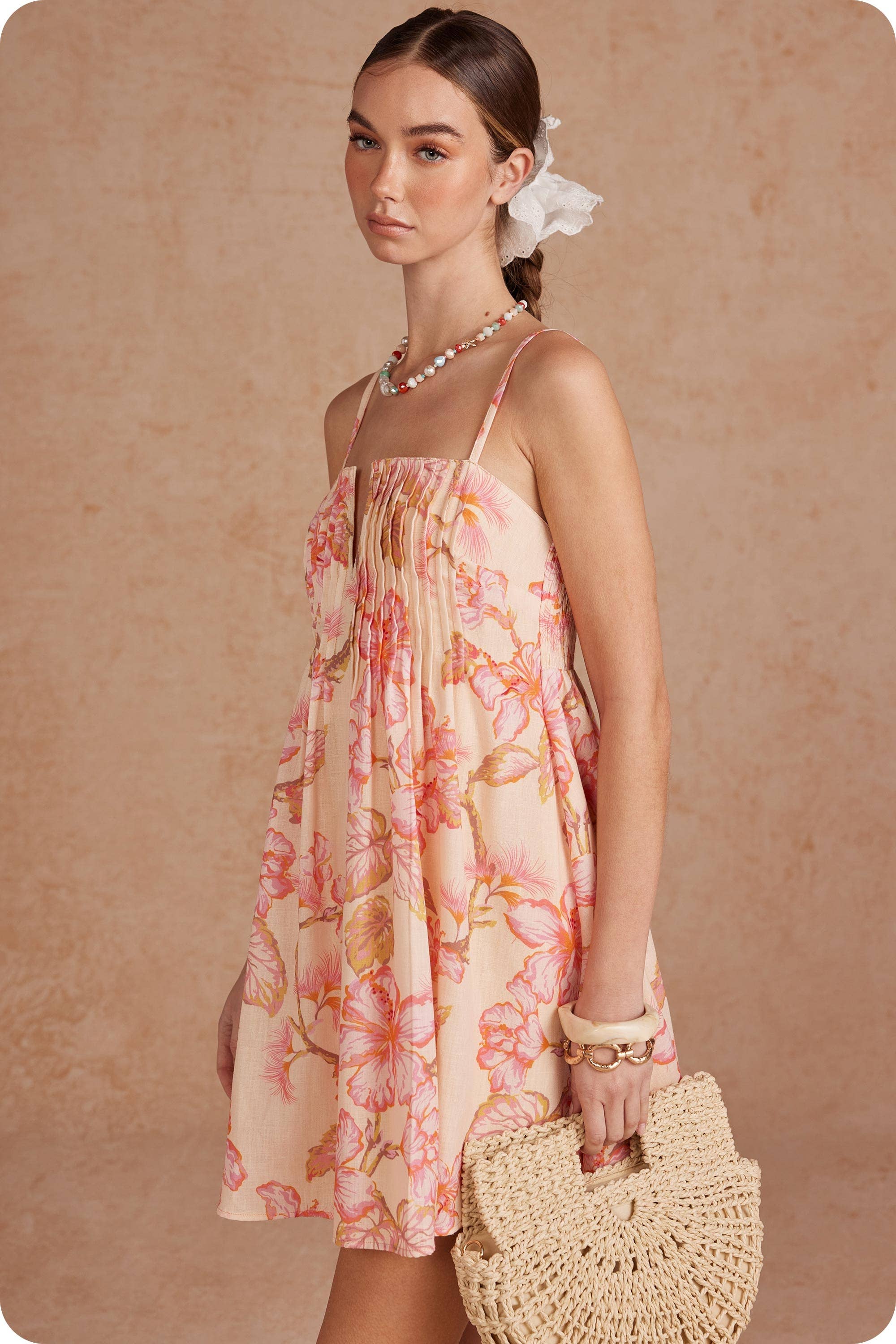 Sunset Floral Mini Dress