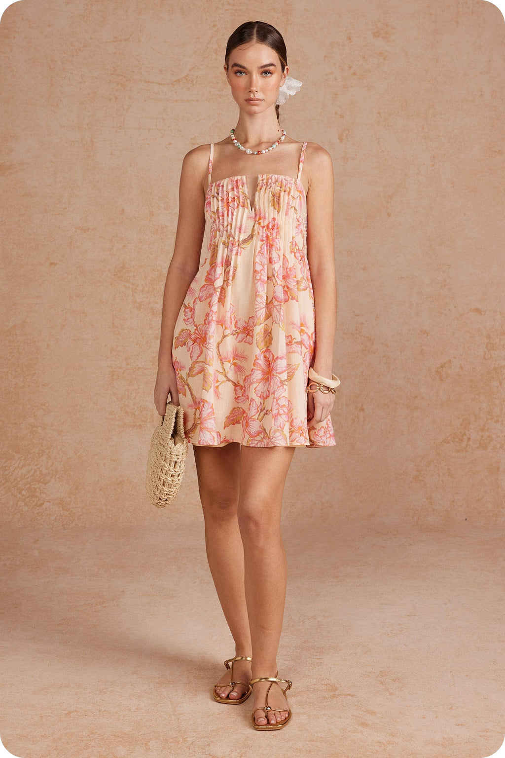 Sunset Floral Mini Dress