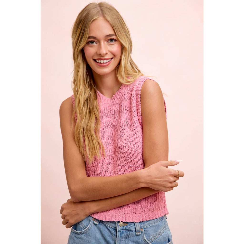 Rosé Sweater Tank