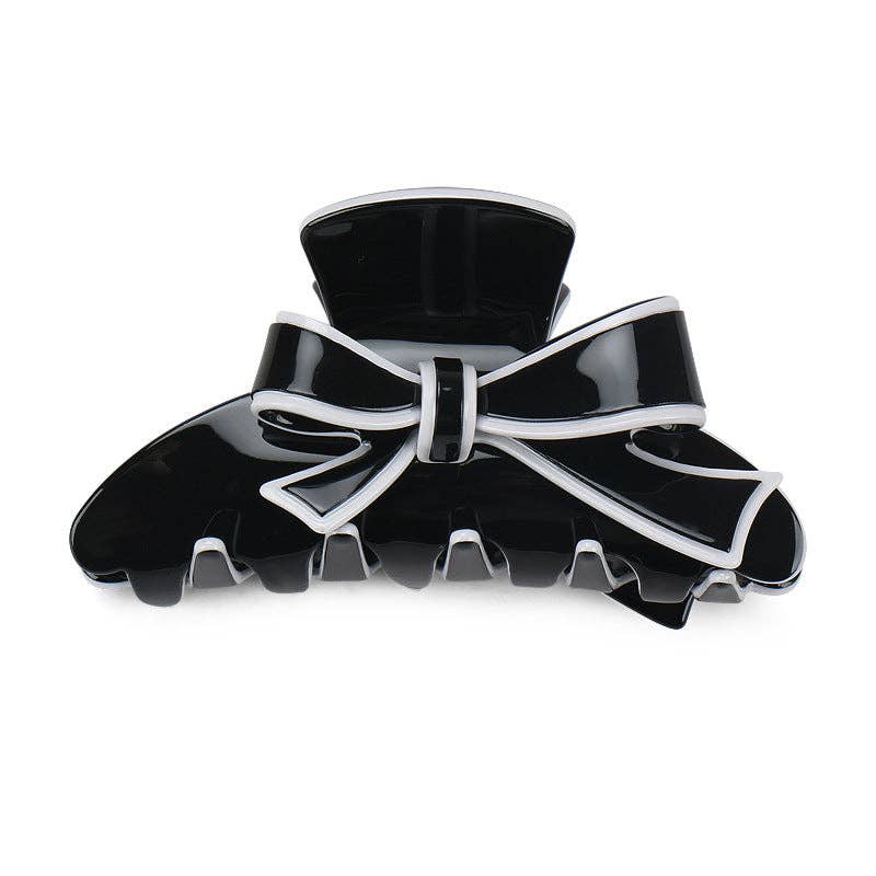 Fashion Bow Knot Large Acetate Hair Claw MK2PPM6W6HCP354