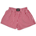 LuLu Mac Red Gingham Boxer Shorts