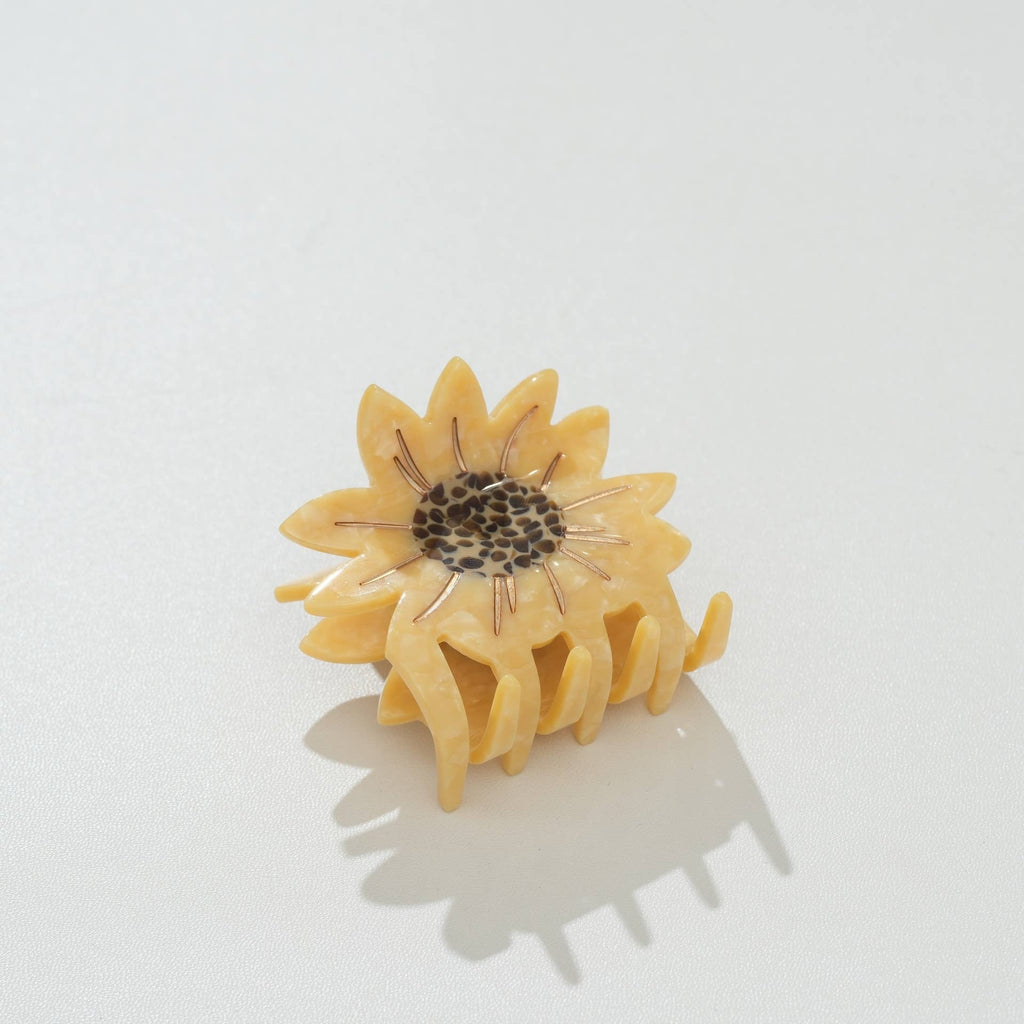 Hello Sunshine Sunflower Claw Clip