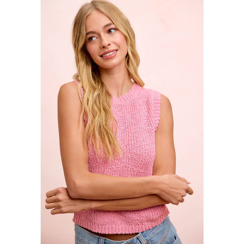 Rosé Sweater Tank