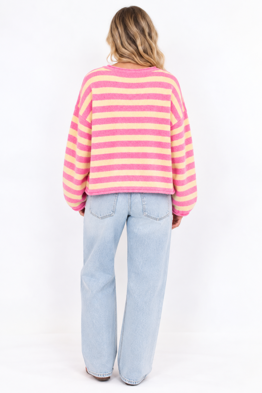 Strawberry Lemonade Striped Cardigan