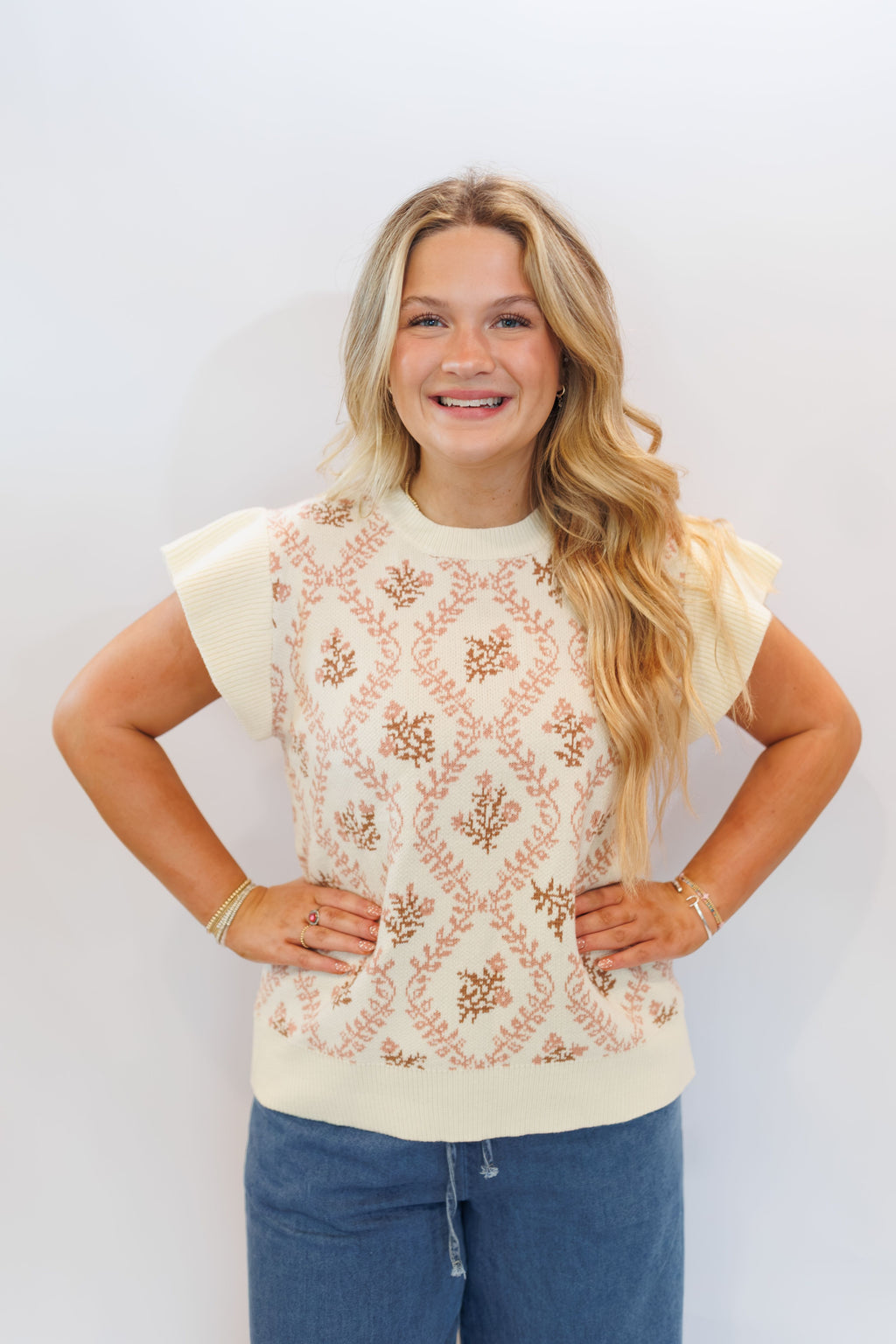 Sunday Ruffle Sweater Top