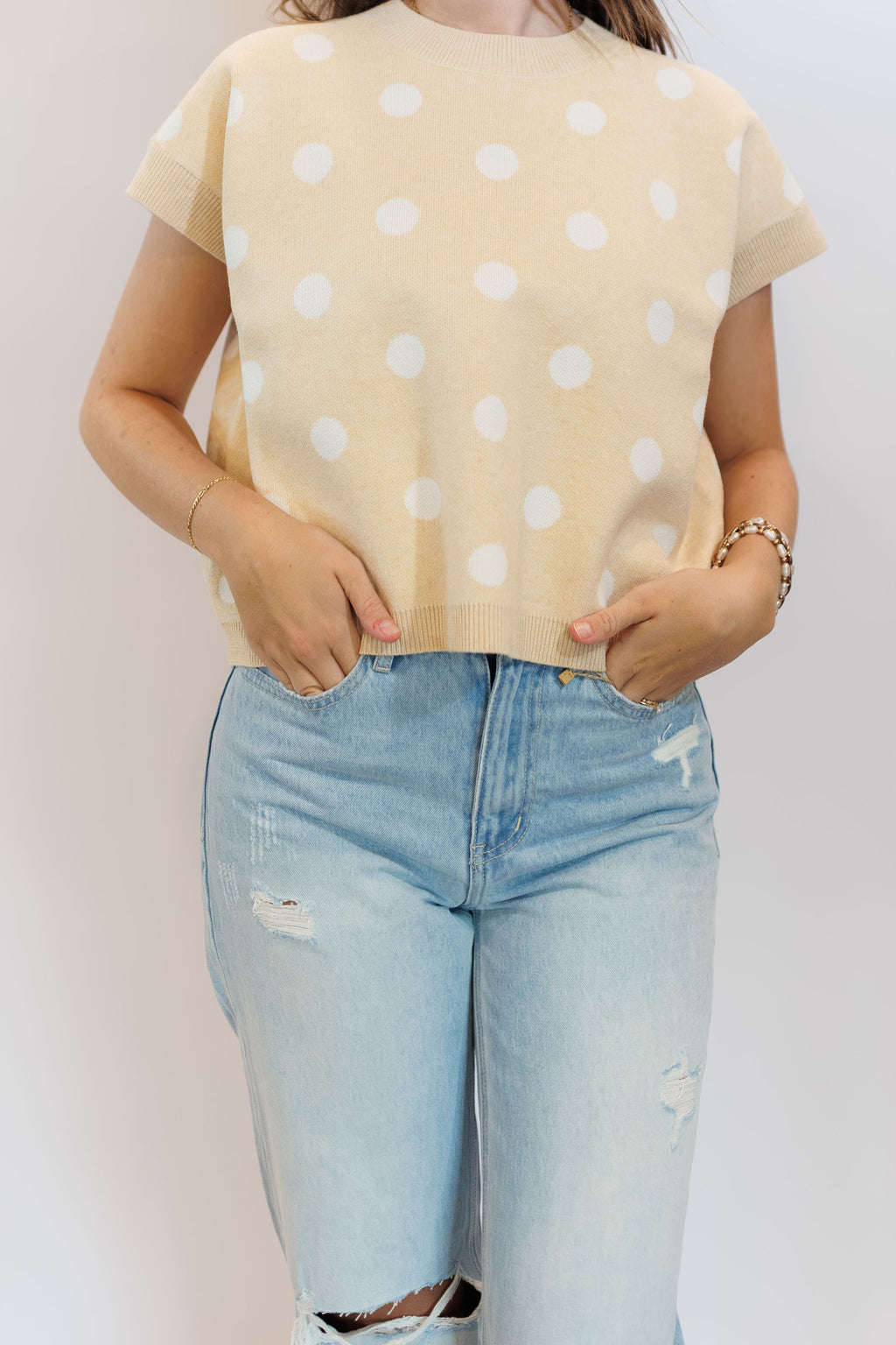 Sand Dollar Sweater Top