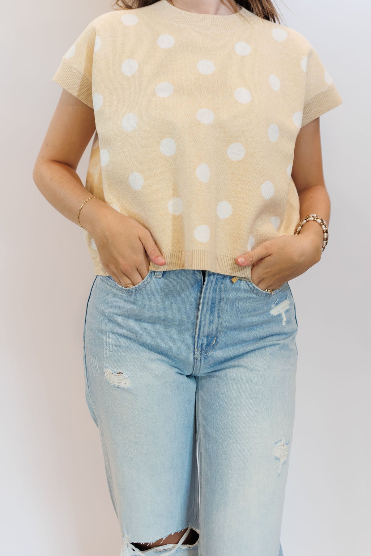 Sand Dollar Sweater Top