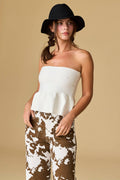 Meet Me at Sunset Strapless Top