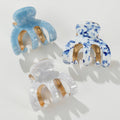 Jade Coastal Octopus Metal Claw Clip - Small