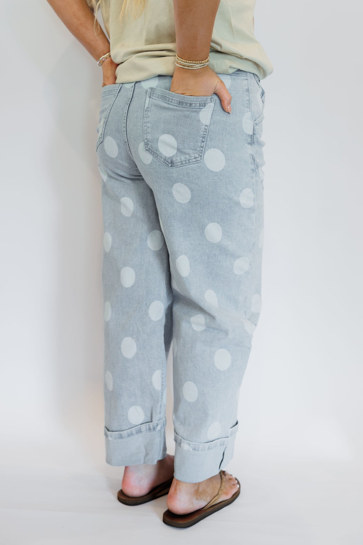 Happy Go Lucky Polka Dot Jeans