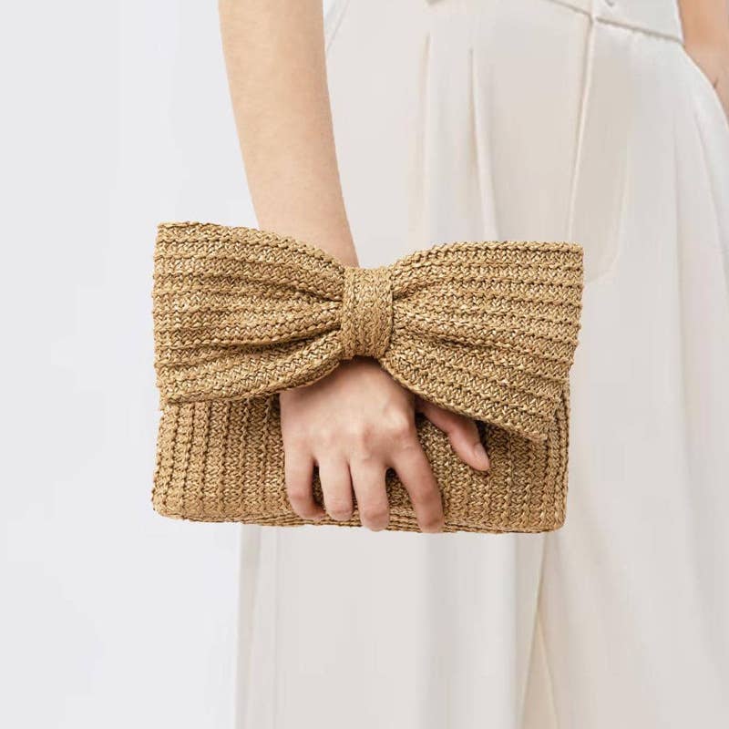 Golden Hour Bow Clutch