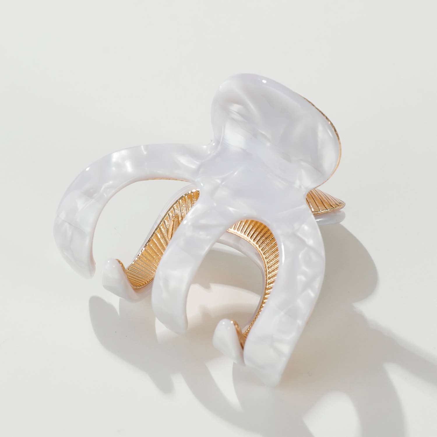 Jade Coastal Octopus Metal Claw Clip - Small