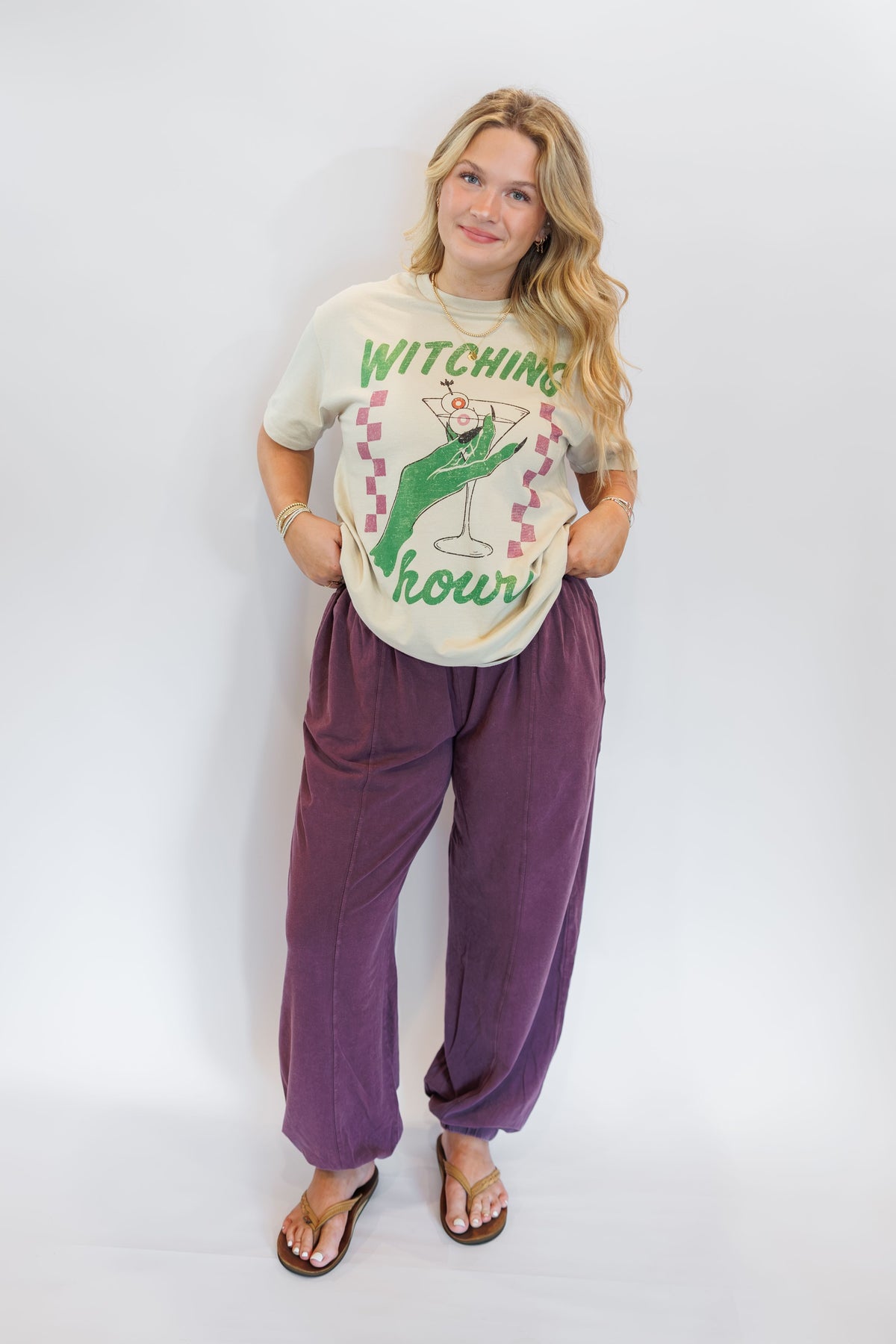 Sunset Stroll Mineral Wash Joggers