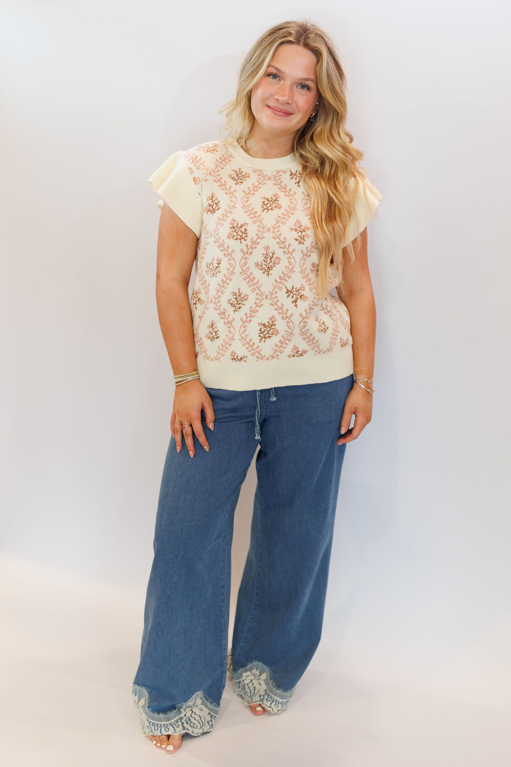 Sunday Ruffle Sweater Top