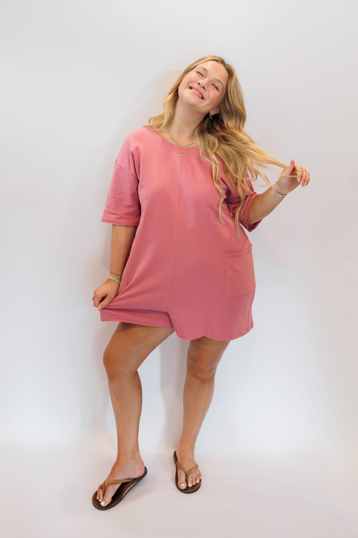 After Hours Washed Romper