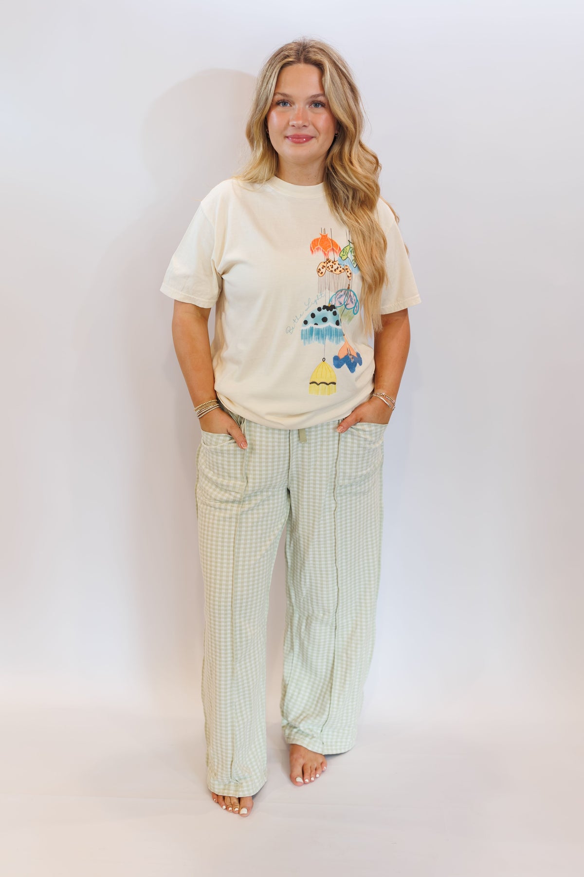 Main Squeez Gingham Pants