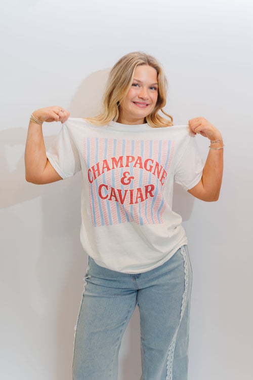 Champagne And Caviar Tee