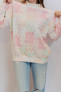 Patchwork Picnic Quilted Sweatshirt