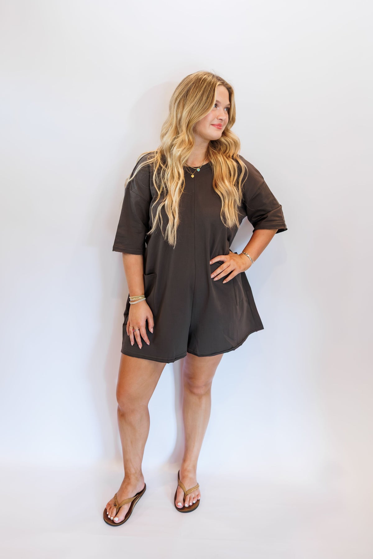 After Hours Washed Romper